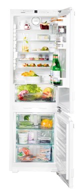 <b>Liebherr</b> <br> Beépíthető kombinált hűtő