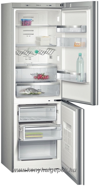<b>Siemens</b> <br> Szabadonálló kombinált hűtő alsó mélyhűtővel